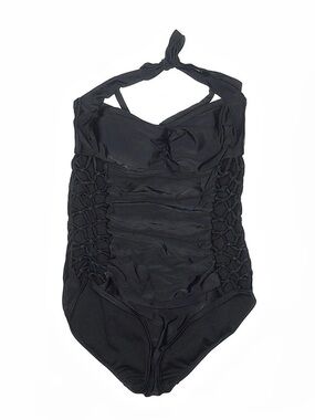 Ashley Graham x Swimsuits for All Black One-Piece Swimsuit Like New